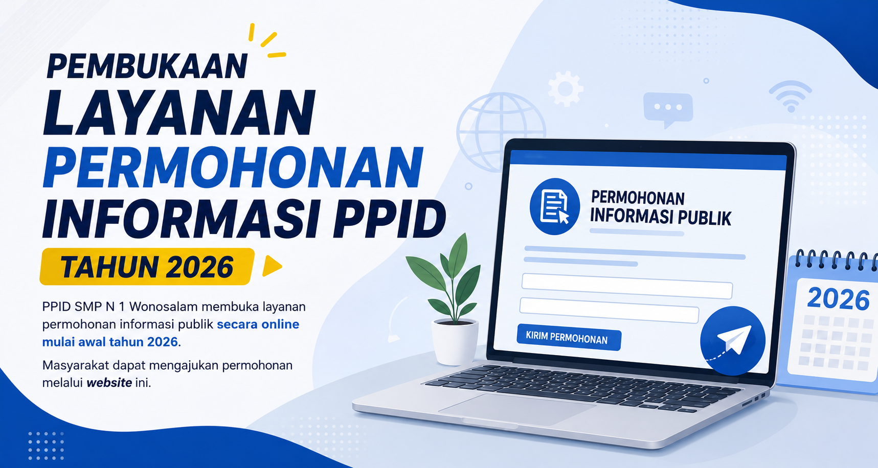 Pembukaan Layanan Permohonan Informasi PPID Tahun 2026
